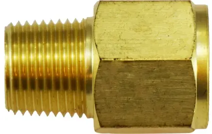 Buy Today Midland Metal 28870 Adapters, BSPT/BSPP Fittings, 1/2 Mip x 1/2 F Bspp Adapter, Brass Fittings
