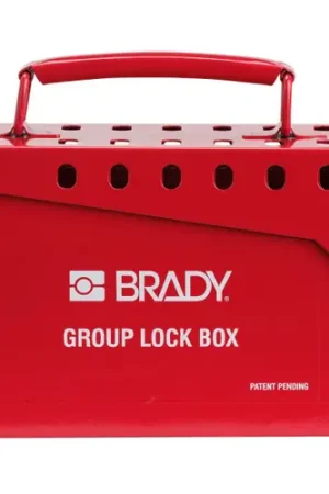 Brady 65699 Portable Metal Lock Box- Red Best Choice