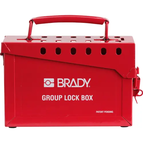 Brady 65699 Portable Metal Lock Box- Red Best Choice