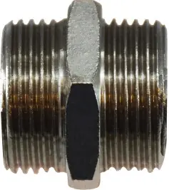 Midland Metal 28801 Hex Nipples, BSPT/BSPP Fittings, 1/4 x 1/8 M Bspp N-Pltd Hex Nipp, Brass Fittings Instant Buy