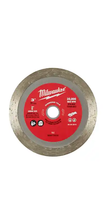 Luxury Milwaukee 49-94-3010 3" Diamond Tile Blade