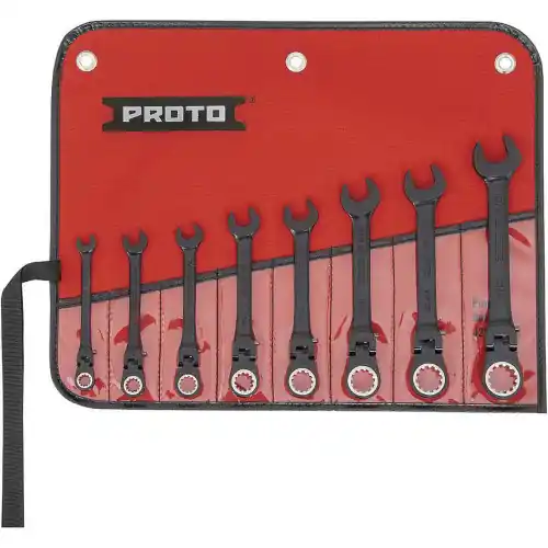 Same Day Shipping Proto JSCVF-8S 8 Pc Combo Locking Flex-Head Ratcheting Wrench (1 ST)