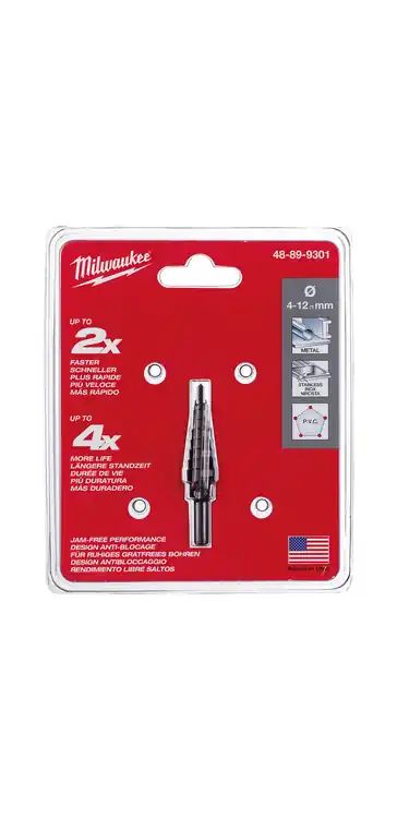 Milwaukee Tool 48-89-9301 Step Drill Bit 4MM-12MM Big Sale