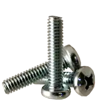 4-40 x 3/8" Machine Screws, Phillips Pan Head, Zinc Cr+3, Full Thread, Qty 100 Trusted Brand