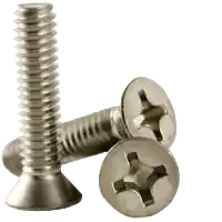 M8-1.25 x 20 mm Machine Screws, Phillips Flat Head, 304 Stainless Steel A2, Full Thread, DIN 965, Qty 100 Fast Shipping