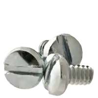 8-32 x 1/2" Machine Screws, Slotted Binder Undercut, Zinc Cr+3, Full Thread, Coarse (UNC), Qty 100 Premium