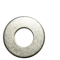 Save Now 1" USS Flat Washers, Zinc Cr+3, Low Carbon Steel, Qty 5