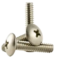 10-32 x 5/8" Machine Screws, Phillips Truss Head, 18-8 Stainless Steel, Full Thread, Fine (UNF), Qty 1000 Secure Checkout