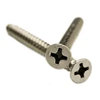6 x 3/4" Self-Tapping Screws, Phillips Flat Head, Type A, 316 Stainless Steel, Full Thread, Qty 1000 Must Have