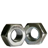 7/8"-9 Heavy Hex Nuts, Grade A, A563, Zinc Cr+3, Coarse (UNC), Qty 25 Same Day Shipping