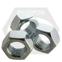 Save Now M16-2.00 Hex Nuts, Metric Class 8, Zinc Cr+3, Coarse (UNC), DIN 934, Qty 50