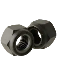Premium 3/4"-16 Nylon Insert Lock Nuts, Grade C, Phosphate & Oil, Medium Carbon Steel, Qty 50