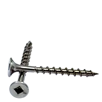 Price Cut 14-7 x 3"/ 2" Drywall Screws (Wood & Deck), Square Drive Bugle Head, Type 17, 316 Stainless Steel, Qty 100
