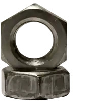 Top Pick 1/4"-28 Hex Jam Nuts, Grade A, A563, Plain Finish, Fine (UNF), Low Carbon Steel, Qty 100