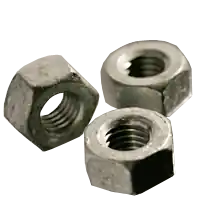 Popular 5/16"-18 Heavy Hex Nuts, Grade A, A563, Hot-Dipped Galvanized HDG, Coarse (UNC), Qty 100