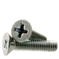 Flash Sale 8-32 x 5/8" Machine Screws, Phillips Flat Head, Zinc Cr+3, Full Thread, Qty 100
