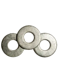 9/16" USS Flat Washers, Hot-Dipped Galvanized HDG, Low Carbon Steel, Qty 5 Price Cut