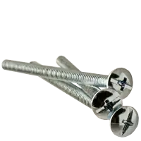 5/16"-18 x 3" Machine Screws, Phillips/Slotted Combo Truss Head, Zinc Cr+3, Full Thread, Coarse (UNC), Qty 50 Shop Now