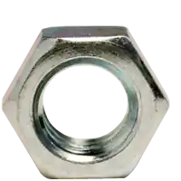 7/8"-14 Hex Jam Nuts, Grade A, A563, Zinc Cr+3, Fine (UNF), Low Carbon Steel, Qty 25 Last Chance