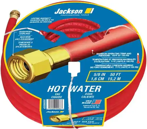 Direct From Factory Jackson Professional Tools 4008600A Hose-5/8X50-Cd-Red Rubber-Crush Proof Coup