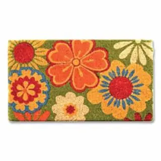 Notrax C11S1830SF C11 Coir Mat 18X30 Summer Flowers Same Day Shipping
