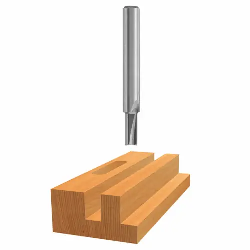 Bosch 85213M 1/8 In. x 1/2 In. Solid Carbide 2-Flute Straight Bit Same Day Shipping