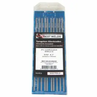 Best Welds 900-187GL2 1/8 X 7 2% Lanthanated Tungsten 10/Pk (1 PK) Limited Time