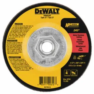 Dewalt DW8424H 4-1/2" X .045" X 5/8" -11 Hp Cutoff Wheel Seasonal Sale