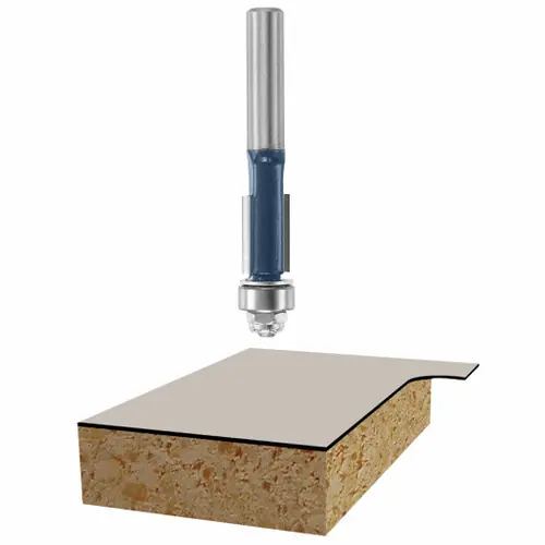 Bosch 85268M 3/8 In. x 1 In. Carbide Tipped 2-Flute Flush Trim Bit Factory Price