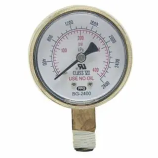 Same Day Shipping Best Welds 900-B25400 Bw 2-1/2X400 Brass Replacement Gauge