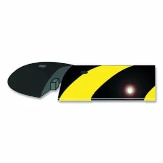 Must Have NOTRAX SAFETY RIDER END CAP MALBLACK GNRS2699BL
