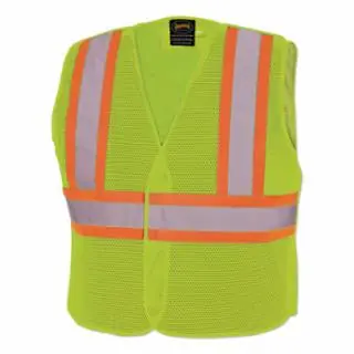 598U HV YELLOW MESH VESTS/M Authentic