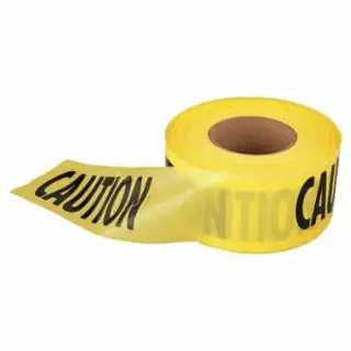 Secure Checkout Empire Level 71-1001 Econo Grade Caution Tape-Yellow W/Black Print
