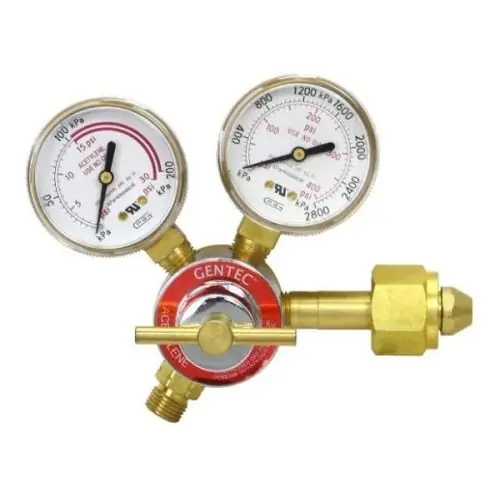 Gentec 190Y-15SP Acetylene Regulator Cga510 Single Stage Clearance