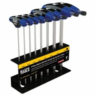 Klein Tools JTH68MB Hex Kit Set, Metric, Ball End T-Handle, 6-Inch with Stand, 8-Piece Weekend Sale