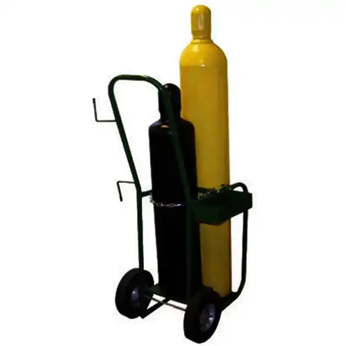 Don't Miss Out Saf-T-Cart 600-10-FW Tandem Cart For Med Acetylene/Lg Oxygen Firewall