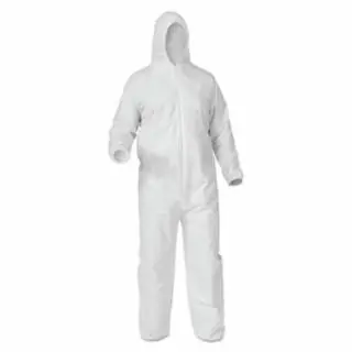 KIMBERLY-CLARK PROFESSIONAL KLEENGUARD A35 COVERALLHOODED SIZE L CA/25 Authentic