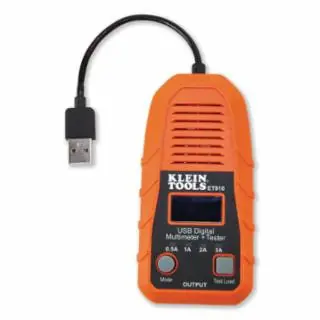 Klein Tools ET910 USB Digital Meter and Tester, USB-A (Type A) Secure Checkout