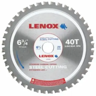 High Quality 7-1/4" 40T STEEL METAL CUTTING SAW BLADE