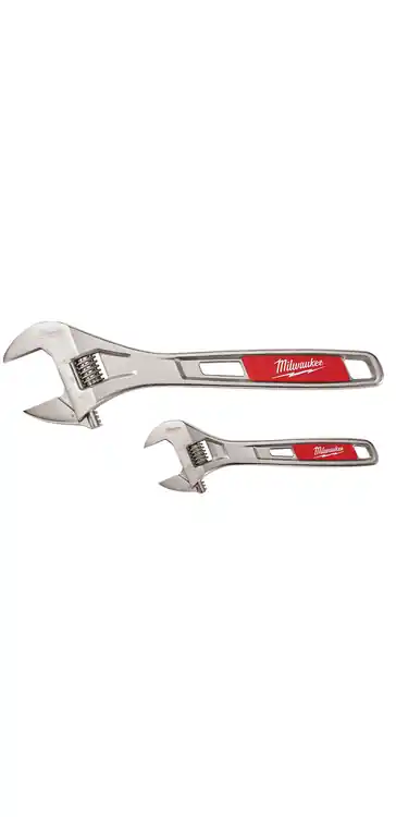 Big Sale Milwaukee Tool 48-22-7400 2 Pc. 6" & 10" Adjustable Wrench Set