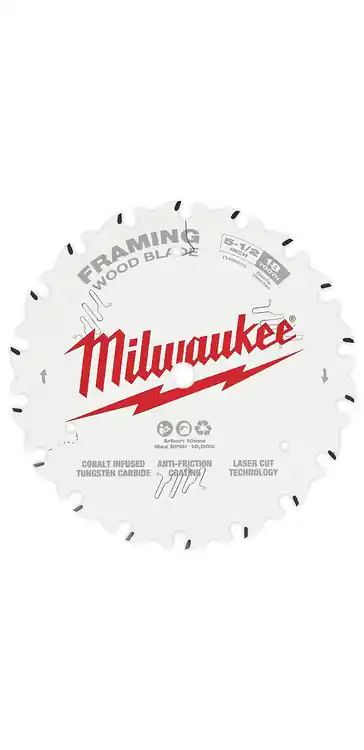 Milwaukee Tool 48-40-0520 5-1/2" 18T Framing Circular Saw Blade, 5 Pack Markdown