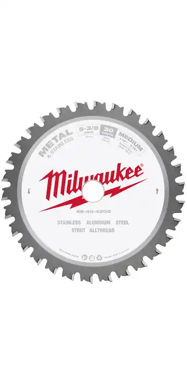 Best Price Milwaukee Tool 48-40-4205 5-3/8" Metal & Stainless Cutting Circular Saw Blade 5/8" Arbor