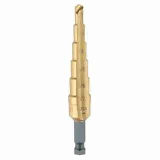 Irwin 15102ZR Unibit-2T 3/16"-1/2" Step Drill Tin Price Drop