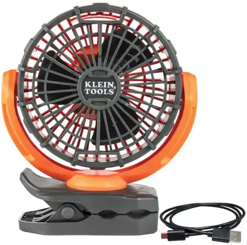 Klein Tools PJSFM1 Rechargeable Personal Jobsite Fan Hassle-Free Returns