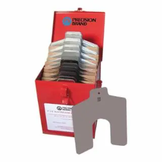 Precision Brand 42935 Size H 8" X 8" 300 Ss Slotted Shim Asst - 52/P Limited Offer