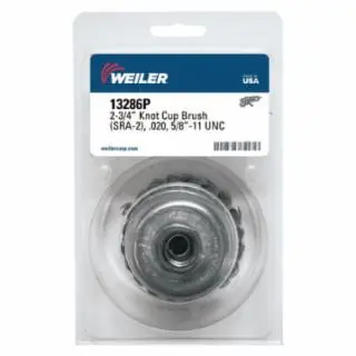 Weiler 13286P Sra-2 .020 5/8-11 2-3/4" Dia One Row Wire Cup Br In Demand