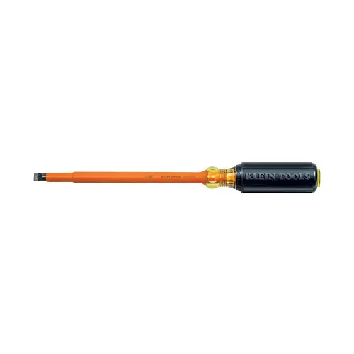 Don't Miss Out Klein Tools 602-8-INS Insulated Screwdriver, 3/8-Inch Cabinet, 8-Inch Round Shank