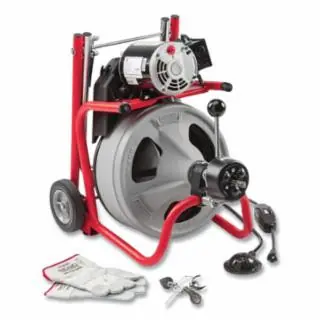 Certified Ridgid 27013 K-400 Drain Cleaning Machine W/ 1/2"X75‘ Cable