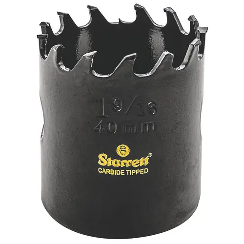 L.S. Starrett CT196 Hp Hole Saw 1-9/16" - 40 mm Diameter Best Seller