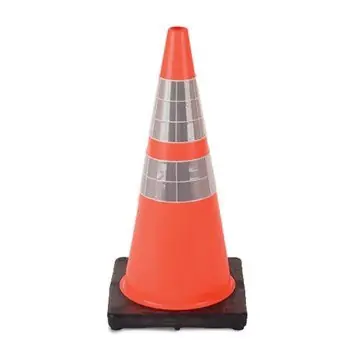 Cortina 03-500-10OR Safety Cone 28" 6"/4" Recessed Collars All Or An Top Rated